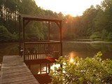 Sunrise on the dock...